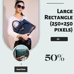 banner ad size 250x250